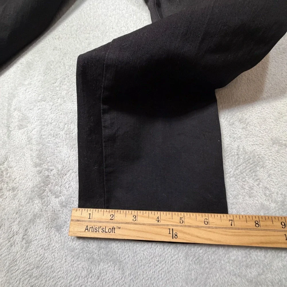 Vintage Chic Black‎ Comfort Legging Pants Size 10P Cotton Blend 90s High Waist
